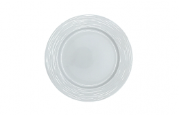 Wave White Salad & Dessert Plate 8.5"