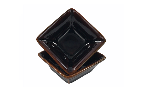 Chi Sauce Amber Dish 2.75"