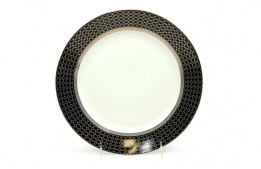 Gucci Black Service Plate 12" MK