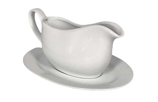 Gravy Boat White 12 Oz. MK