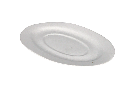 Gravy Boat White Plate 8.5" x 5.75"