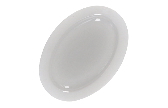 Imperial White Oval Plate 10"