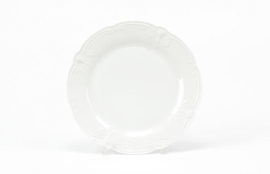 Royale White Plate Dinner 10"