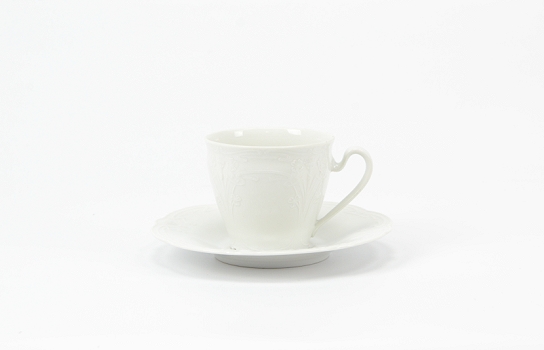Royale White Coffee Cup