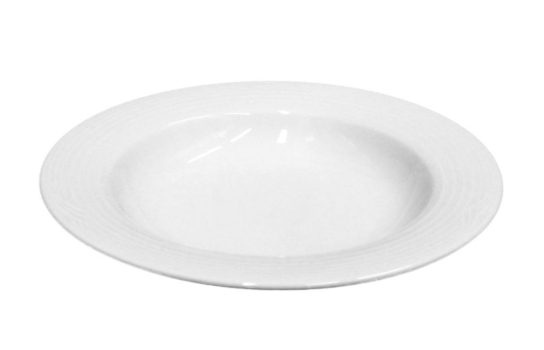 Artic White Soup Plate 9"