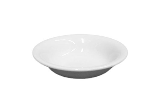 Fruit Bowl Contemporary White 5"