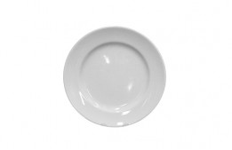 Contemporary White Plate 6"