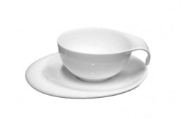 Saucer White Colette