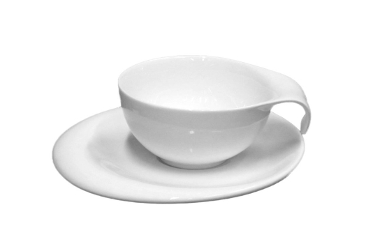 Saucer White Colette
