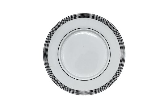 Salad and Dessert Plate Pearl Black 8.75"