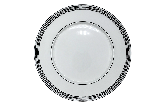 Dinner Plate Pearl Black 10.5"