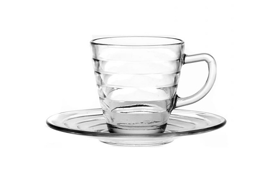 Swirl Glass Espresso Cup