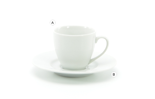 Imperial White Espresso Cup #2