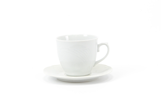 Wave White Coffee Cup