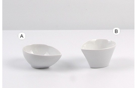 Tear Drop Dip White 2.75" x 2.25" High MK