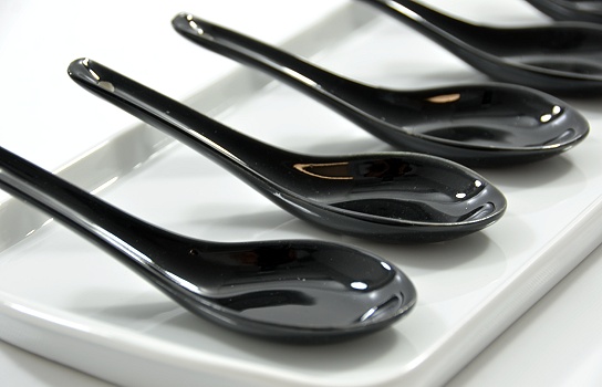 Spoon Chinese Soup Black MK Spoon Chinese Soup Black MK
