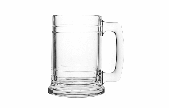 Beer Glass Modern with Handle 16 Oz.