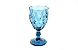 Water Goblet Blue Diamond 12 Oz.