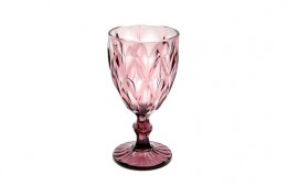 Water Goblet Purple Diamond 12 Oz.