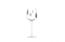 Goblet White Dot 12 Oz.