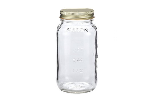 Mason Glass Jar 750 ml.