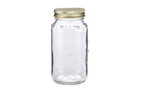 Mason Glass Jar 750 ml.