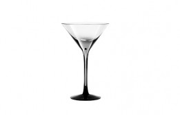 Martini Glass 10 oz Celeste Silver