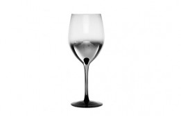 White Wine Silver Celeste Glass 18 Oz 