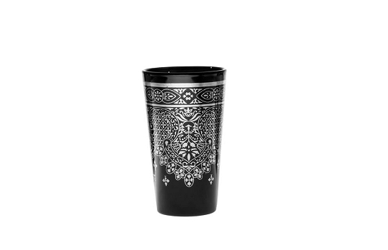 Morocco Tea Glass Black 4 Oz.