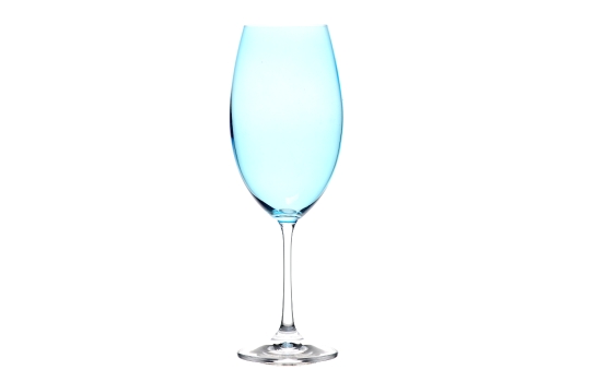 Pastel Blue Wine Glass 19 Oz.