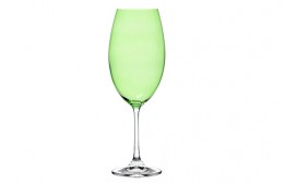Pastel Green Wine Glass 19 Oz.
