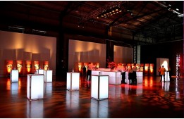 Illuminated Cocktail Column