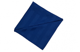 Napkin Satin Stripe Royal Blue