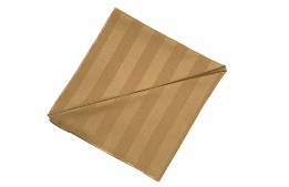 Napkin Satin Stripe Gold