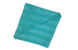 Napkin Satin Stripe Caribbean