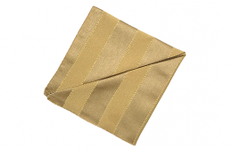 Napkin Satin Stripe Gold