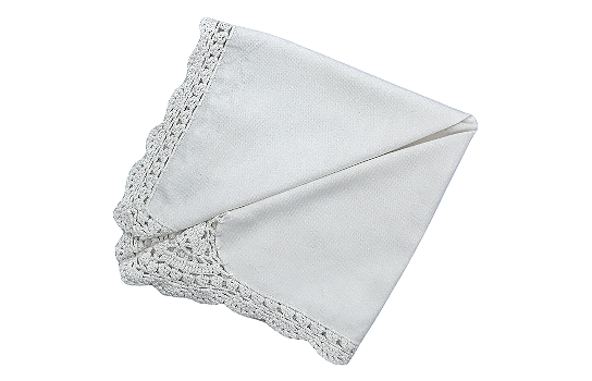 Napkin White Lace Deluxe