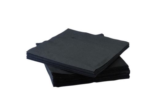 Paper Napkin 2 Ply Black (Pack of 50)