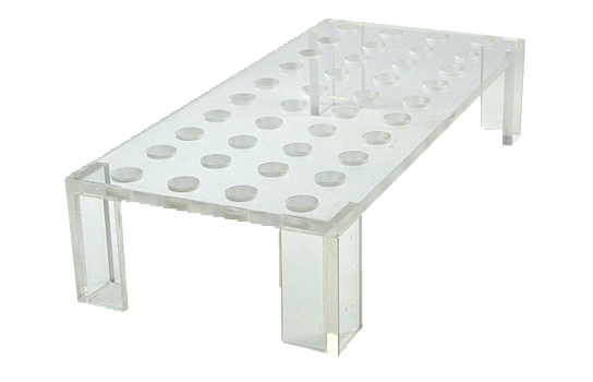 Clear Plexi Rectangle Clear with Holes 10" x 21" x 4.25"