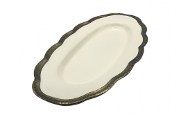Campania Oval Platter 16.5" x 8"