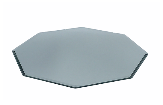 Mirror Octogone Tray 12"