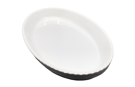 Platter Gratin Oval White 16.5" x 10.25"