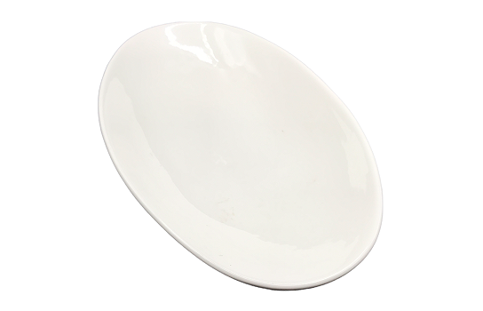 Oval Platter Brigitte White 8" x 16"