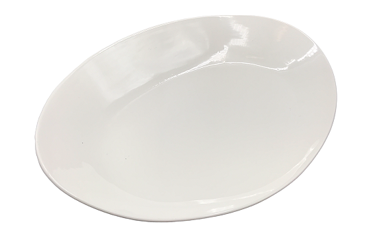Ovale White Platter Virginie 14'' x 19''