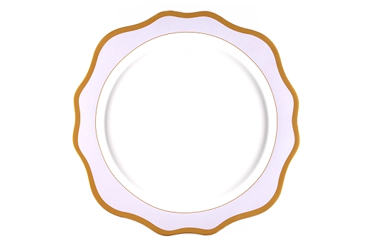 Service Plate Royal Flower Lavender 13"
