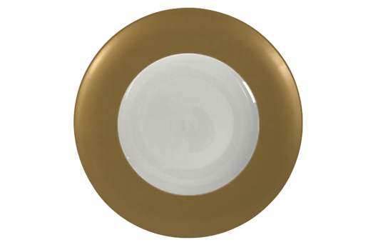 Service Plate Modern Palais Gold 12.5"