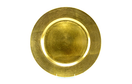 Service Plate Gold (P)