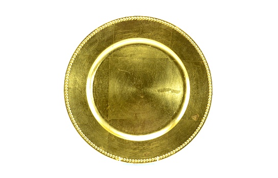 Service Plate Gold (PB)