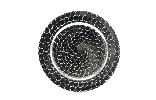 Service Plate Acrylic Bubble Mirror 13"