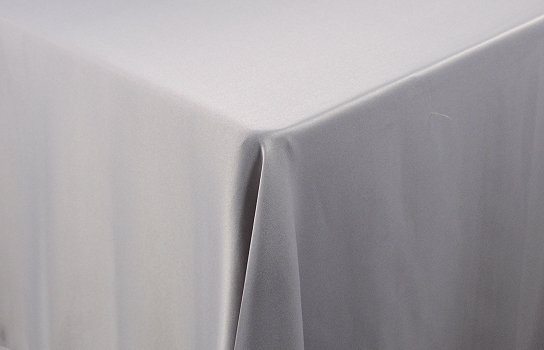 Tablecloth Duchess Pewter 156" x 90" Rectangle